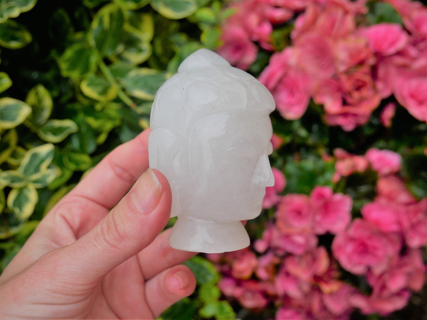 Quartz Buddha Head