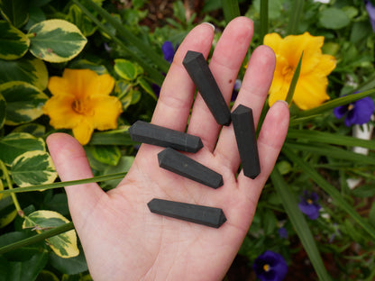 Shungite Double Terminated RAW Points