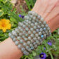 Labradorite Beaded Bracelets 8mm
