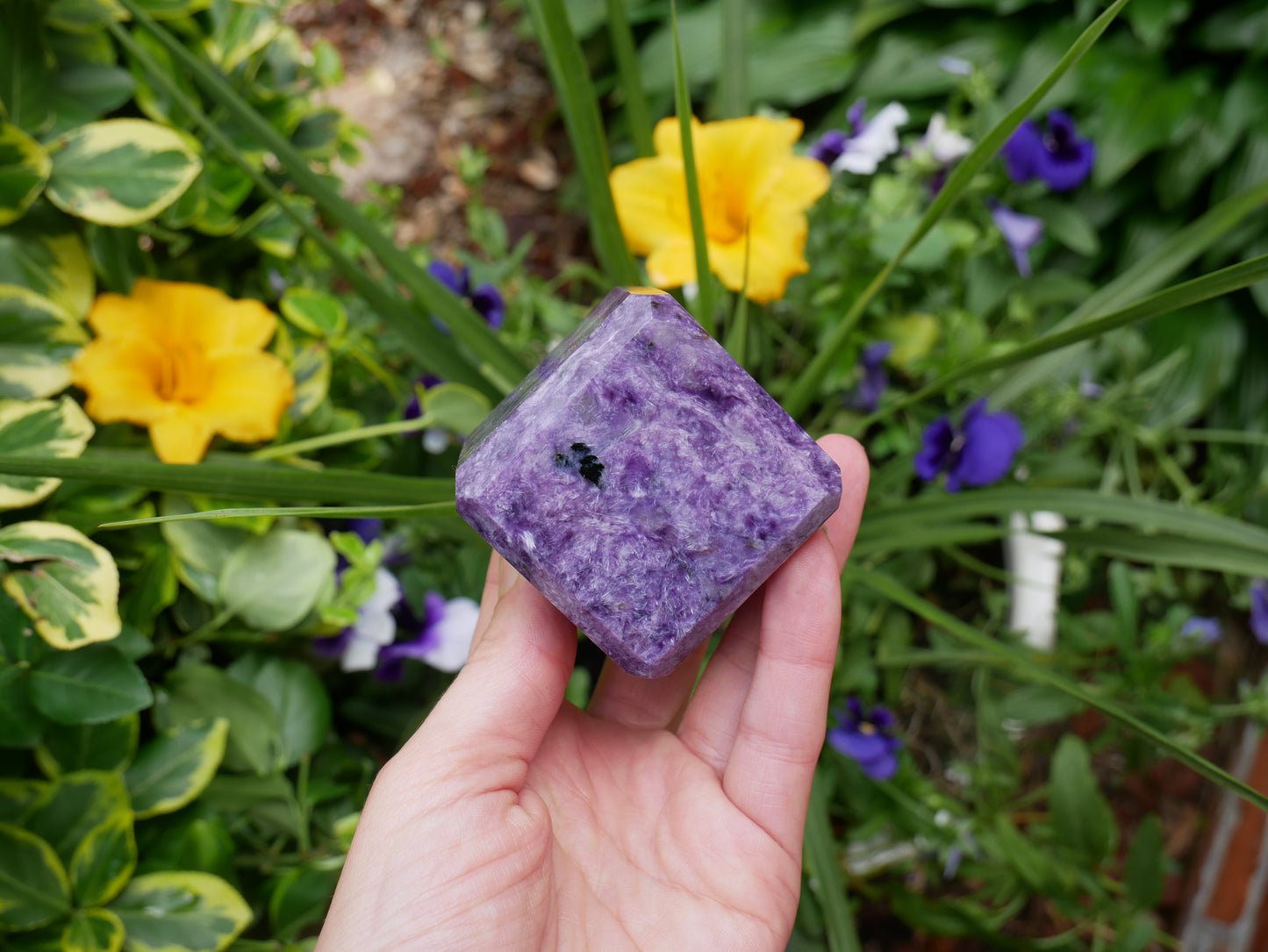 Charoite LARGE Cubes