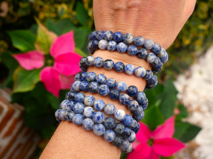 Sodalite Beaded Bracelet 8mm