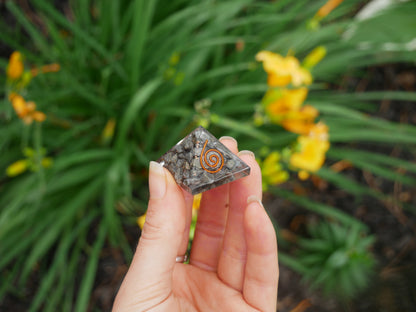 Pyrite Orgonite Pyramids