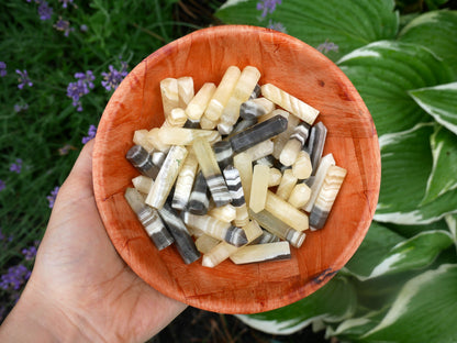 Zebra Calcite Points