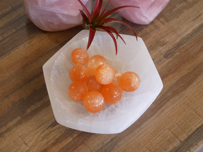 Selenite Bowl Hexagon