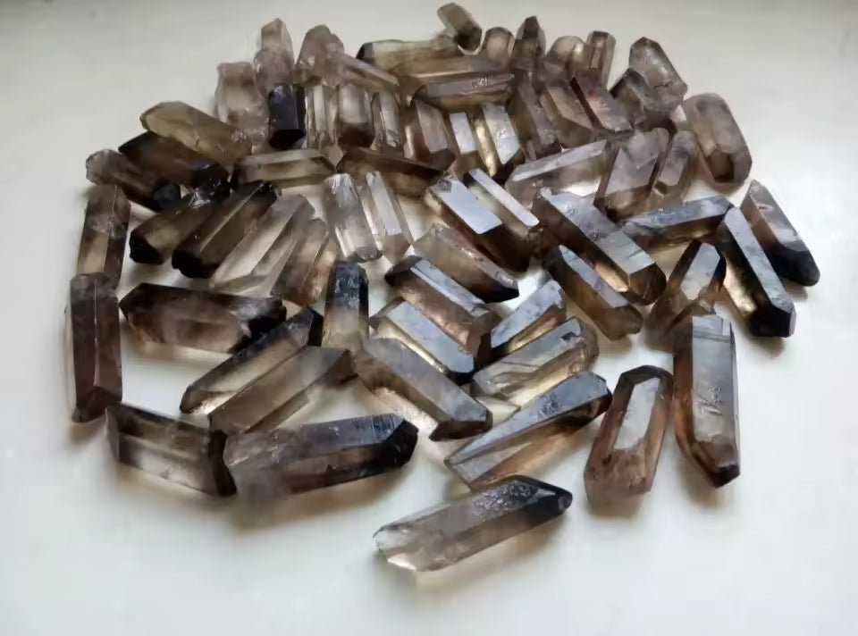 Smokey Quartz Points - 1 Pound