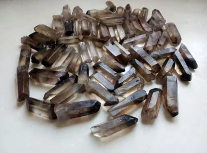 Smokey Quartz Points - 1 Pound