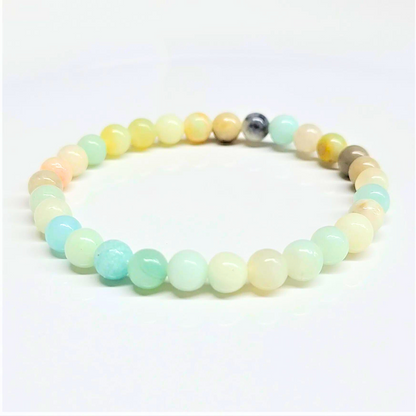 Amazonite Beaded Bracelet 6mm