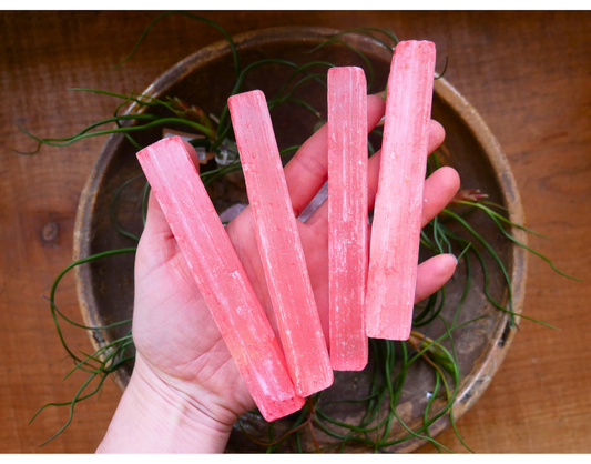 Selenite Pink Sticks