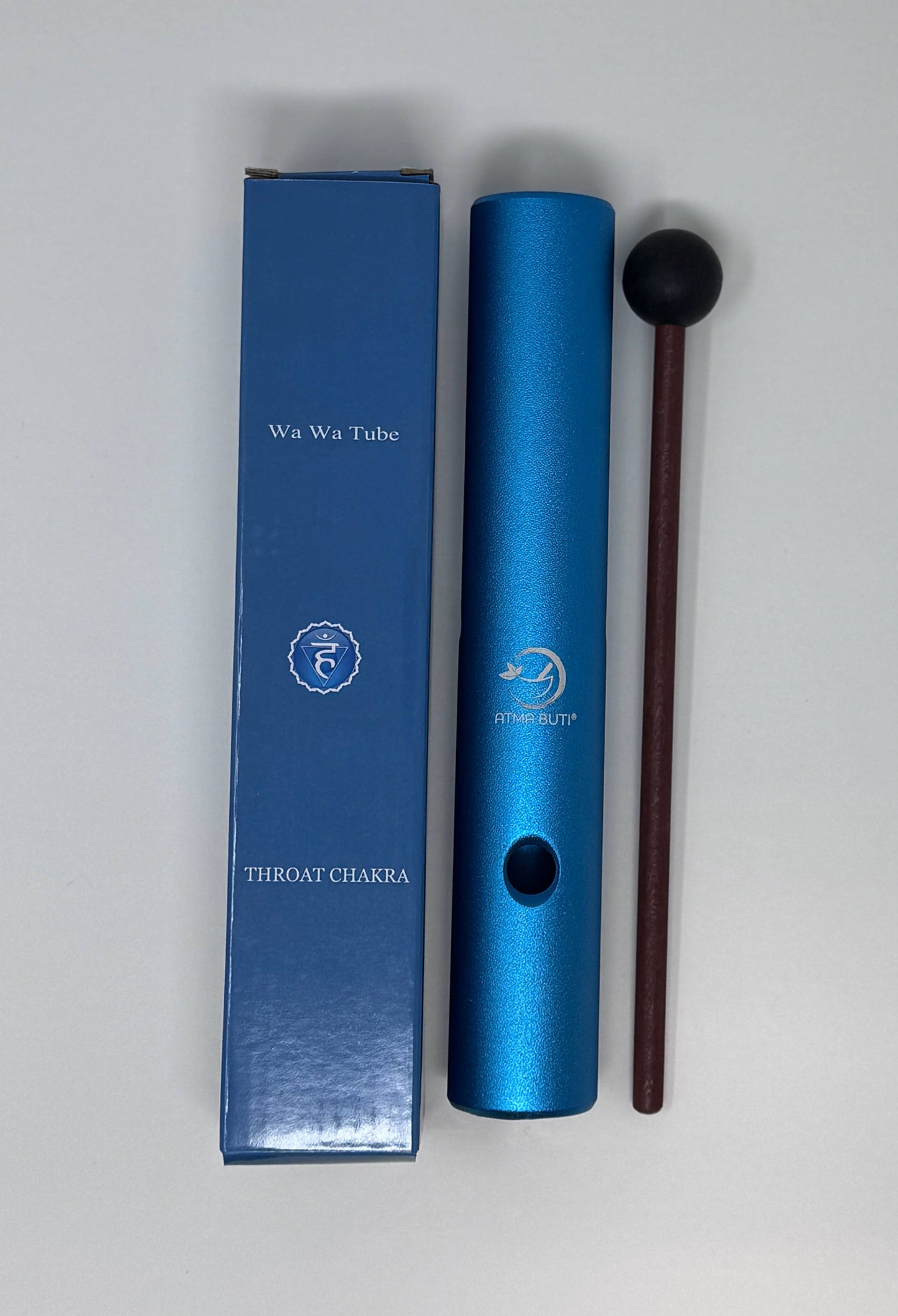 Tuning Forks Tube (Wawa) – Light Blue Color, Throat Chakra