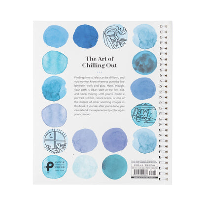 Connect with Calm: Dot-to-Dot Puzzles for Relaxation: Spiral Bound