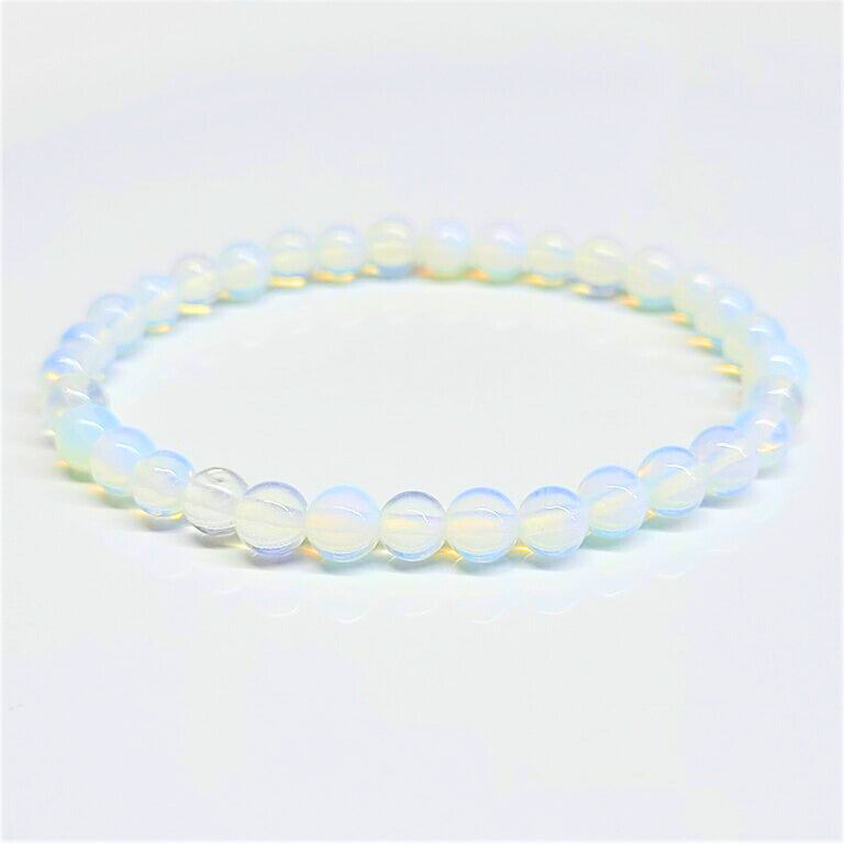 Opalite Beaded Bracelet 6mm