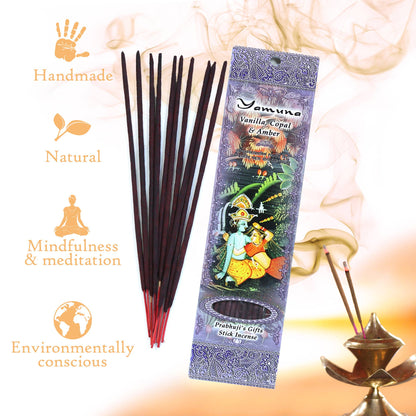 Incense Sticks Yamuna - Vanilla, Copal, and Amber
