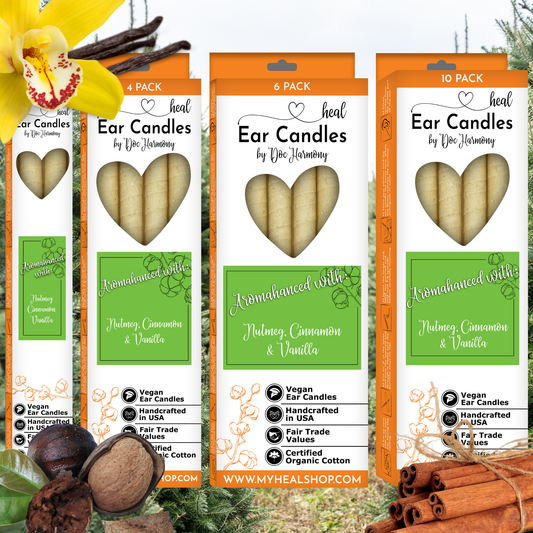 Holiday Ear Candles by Doc Harmony: 2-Pack