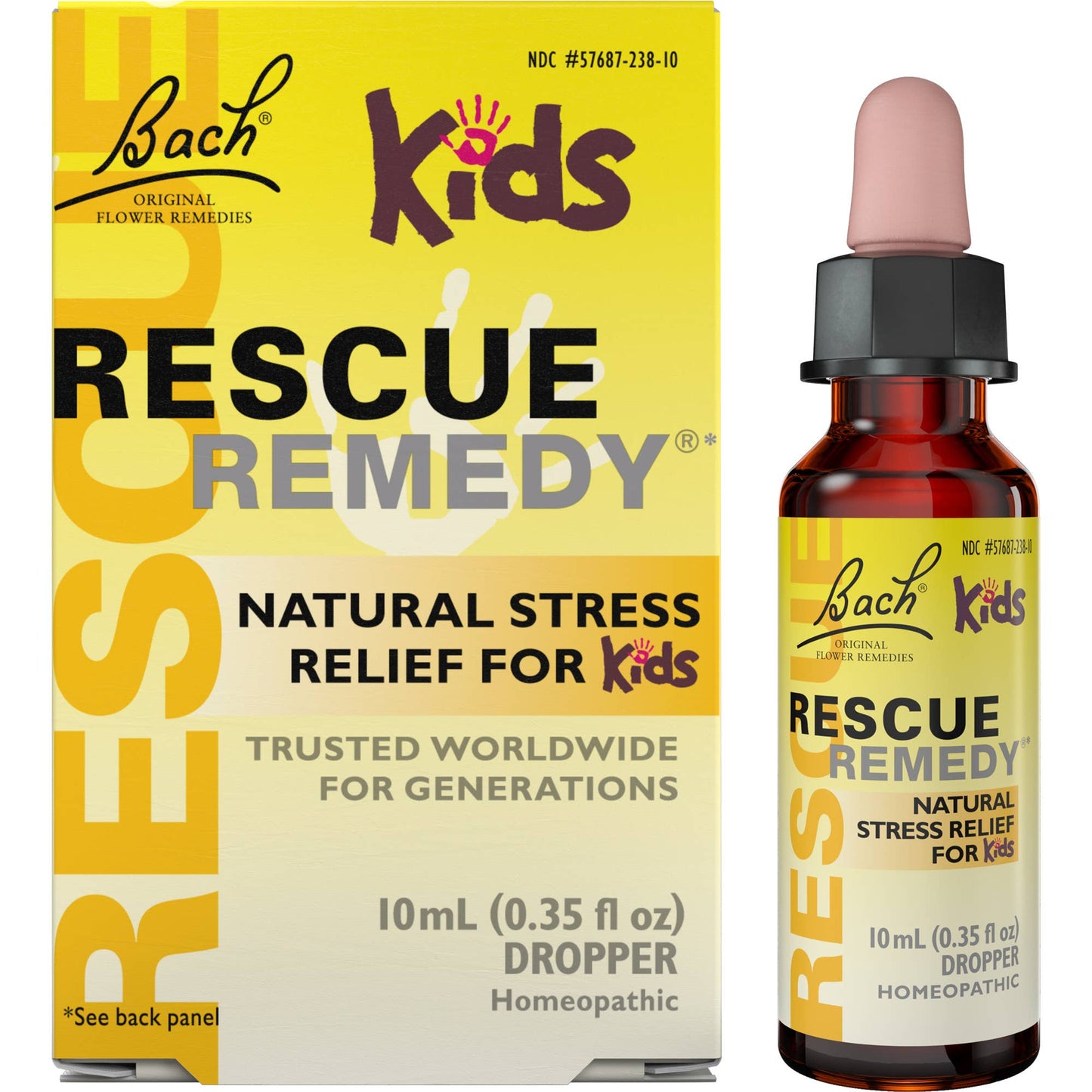Bach Rescue Remedy KIDS Natural Stress Relief Dropper 10mL