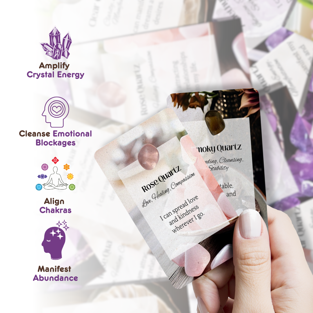 Crystal Healing Affirmations Card Deck