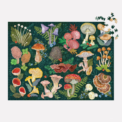 World of Mushrooms 1000 Piece Puzzle by Galison