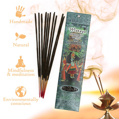 Incense Sticks Matsya - Jasmine, Rose, and Tulasi
