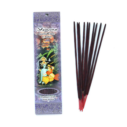 Incense Sticks Yamuna - Vanilla, Copal, and Amber