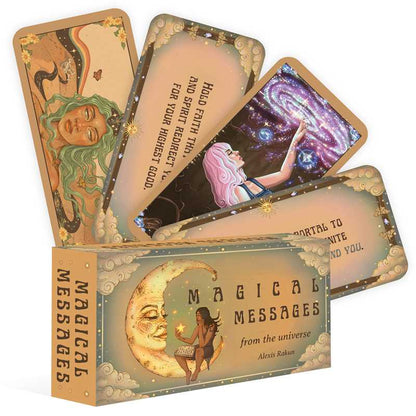 Magical Messages from the Universe by Alexis Rakun: Flashcards; 40 pages / English