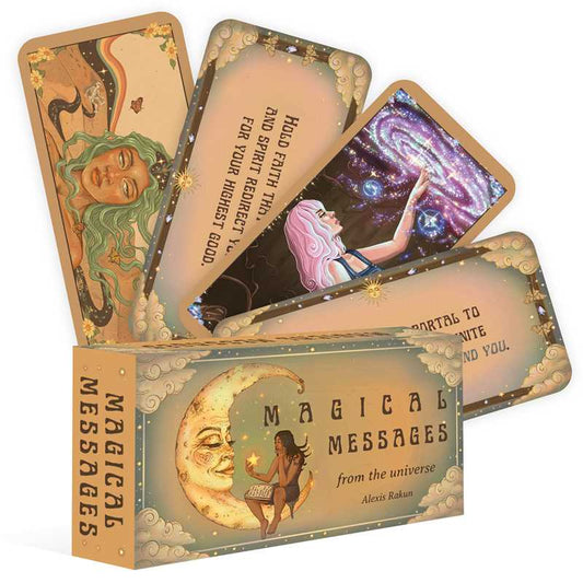 Magical Messages from the Universe by Alexis Rakun: Flashcards; 40 pages / English
