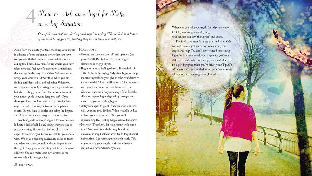44 Ways to Talk to Your Angels by Jayne Wallace: Hardcover; 144 pages / English