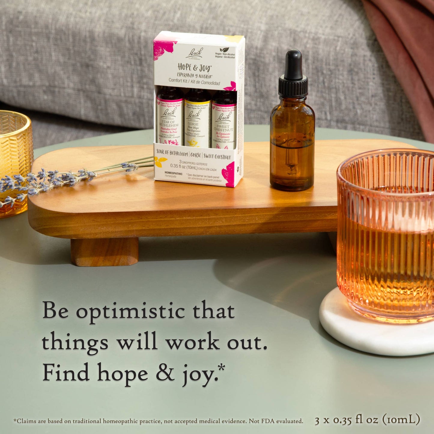 Bach Original Flower Remedies, Hope & Joy Trio Kit
