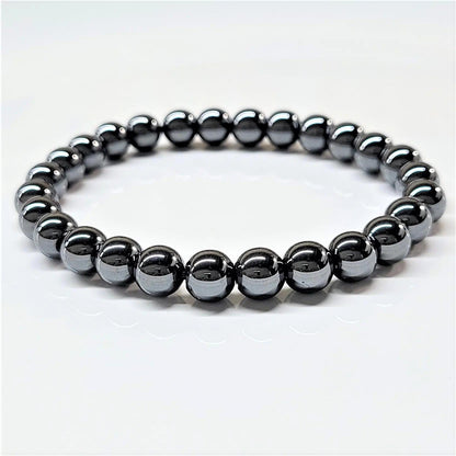 Hematite Beaded Bracelets 8mm