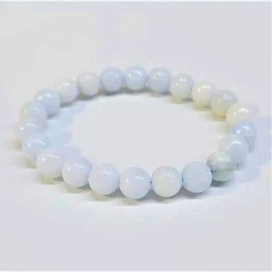 Celestite Beaded Bracelet 8mm