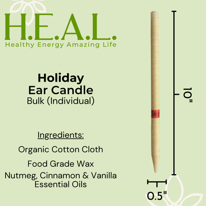 Holiday Ear Candles by Doc Harmony: 2-Pack