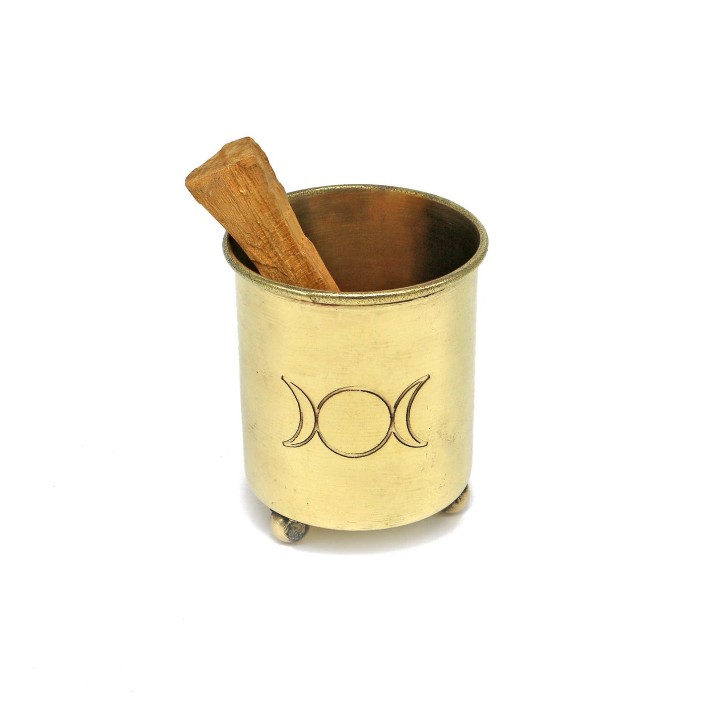 Brass Incense Burner: Triple Moon