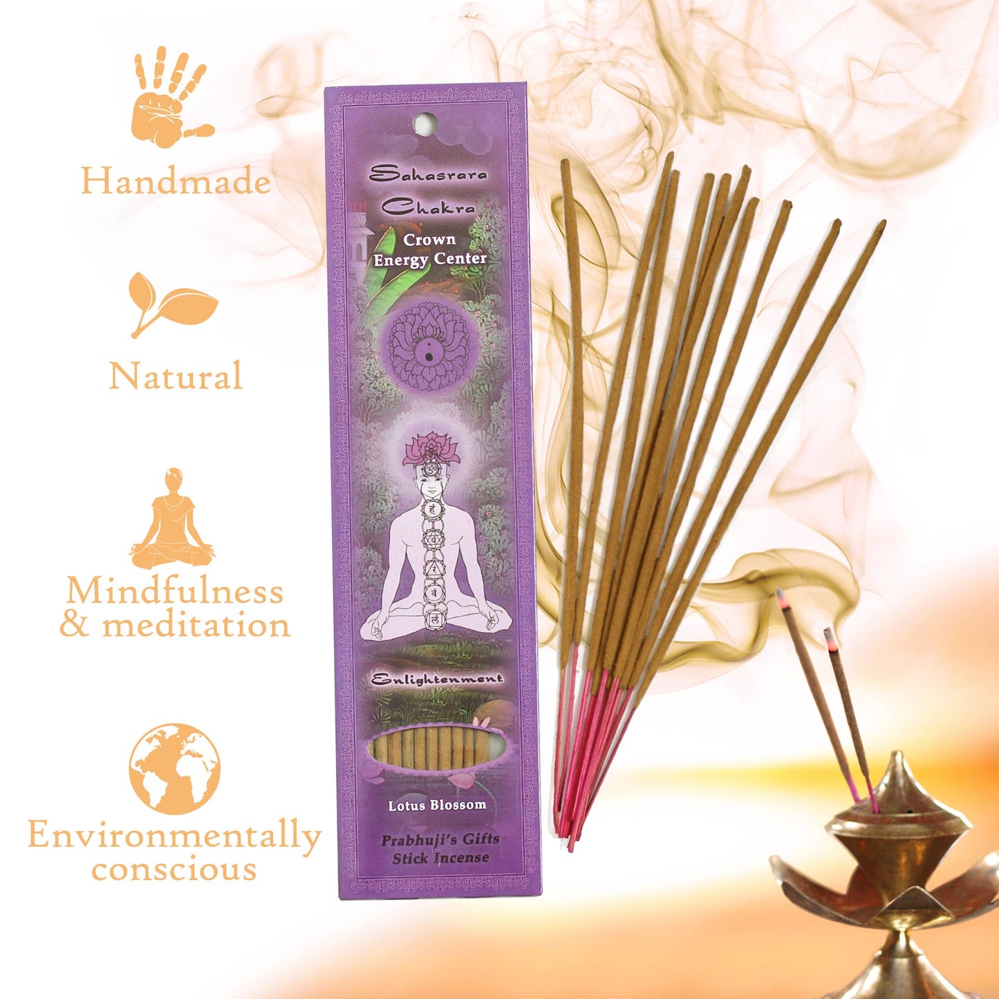 Incense Sticks Crown Chakra Sahasrara - Enlightenment
