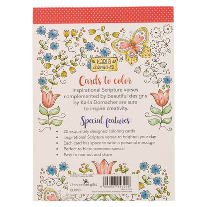 Coloring Cards Be Still and Know