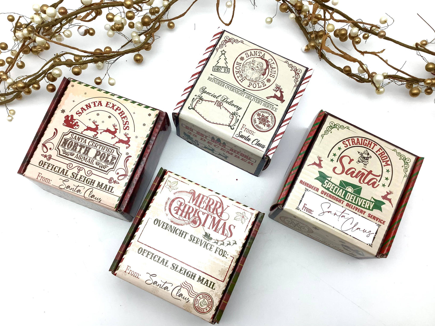 Letter from Santa Tea Box