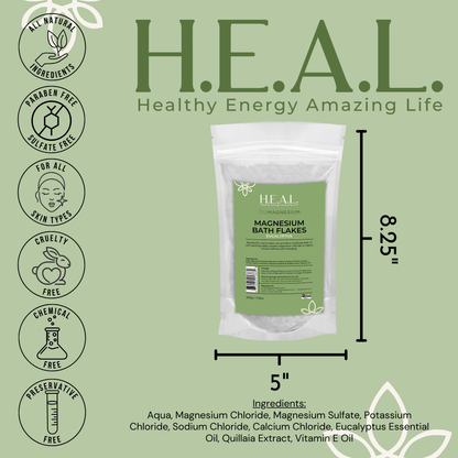 ŐSIMAGNESIUM Bath Flakes with Eucalyptus Essential Oil