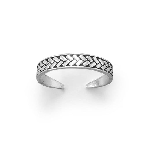 Oxidized Toe Ring