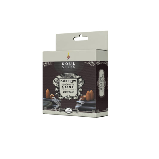 Soul Sticks - White Sage Backflow Cones