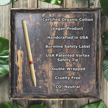 Sweetgrass Ear Candles by Doc Harmony: 2-Pack