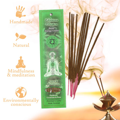 Incense Sticks Heart Chakra Anahata - Love and Sensitivity