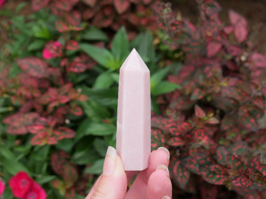 Pink Opal Towers - Crystal Points