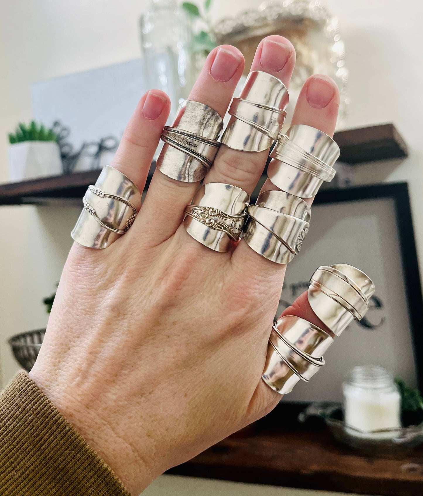 Saddle Whole Spoon Rings