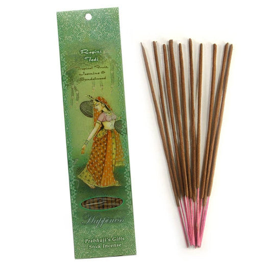 Incense Sticks Ragini Todi - Tropical Fruit, Jasmine, Sandalwood - Euphoria