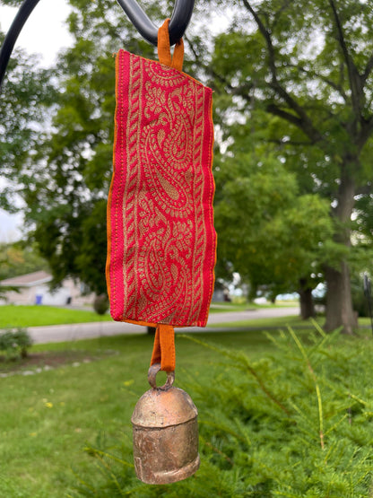 Bell with Embroidered Strap: Small