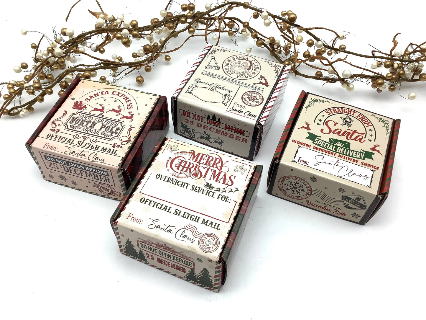 Letter from Santa Tea Box