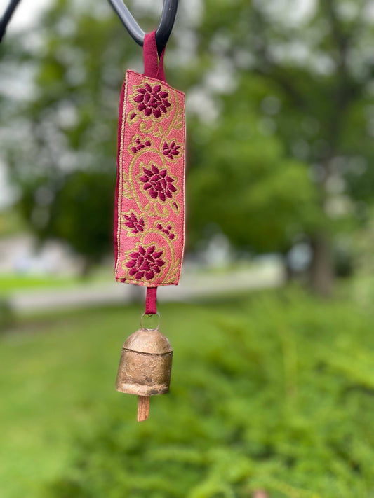 Bell with Embroidered Strap: Small