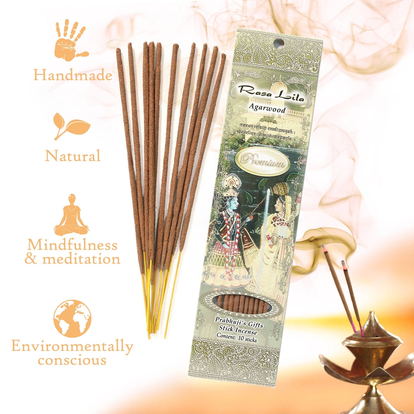 Incense Sticks Rasa Lila - Premium Incense - Agarwood