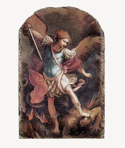 Arc Angel Michael Tile Plaque