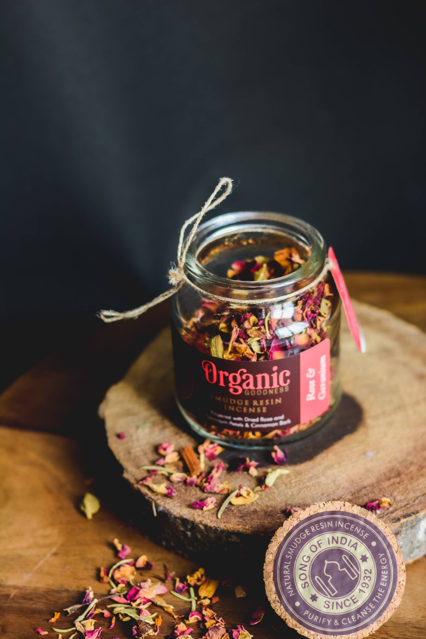 Rose & Geranium Organic Resin: Rose & Geranium