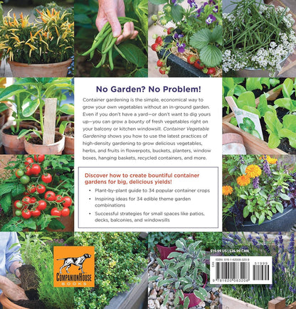 Container Vegetable Gardening - Growing Pots in Crops