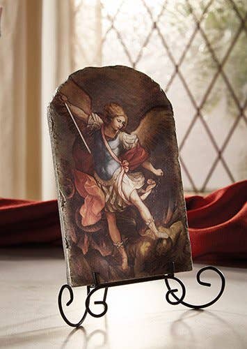 Arc Angel Michael Tile Plaque
