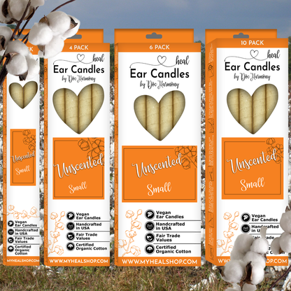 Unscented Ear Candles by Doc Harmony: 2-Pack
